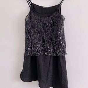 2 for $25 Zara sparkly top